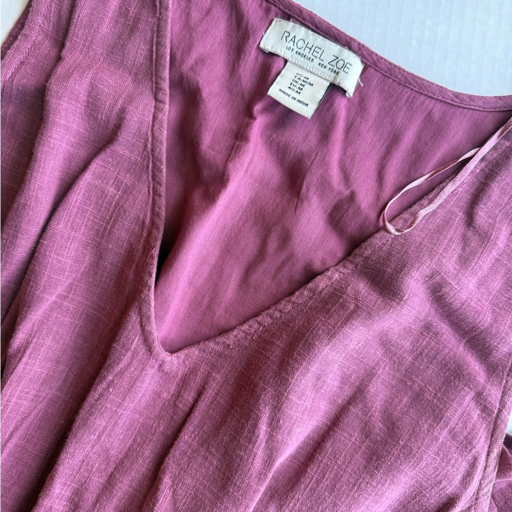 Rachel Zoe Pink V-Neck Top